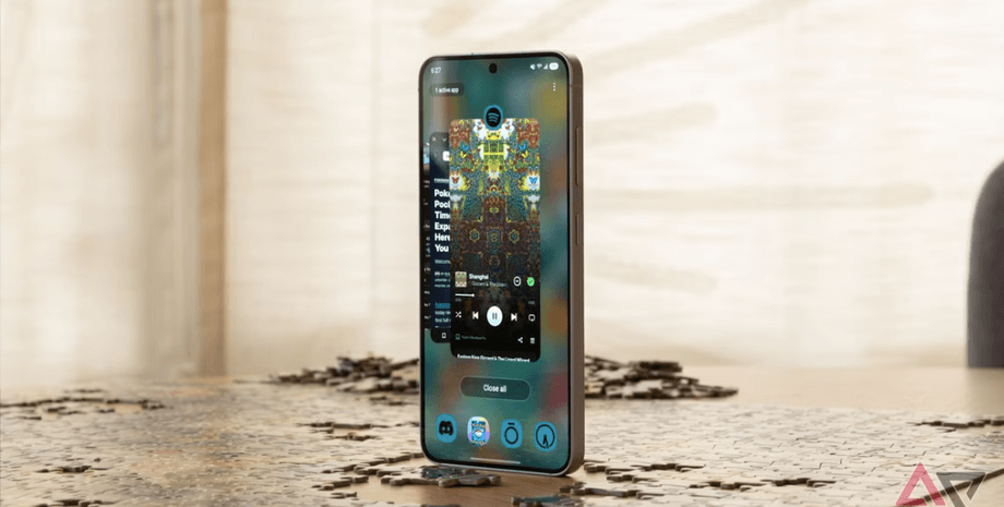 Смартфон Samsung з One UI 7