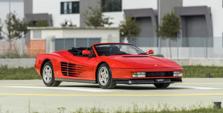 Суперкар Ferrari Testarossa, Ferrari Testarossa 1990, Ferrari Testarossa, кабриолет Ferrari Testarossa