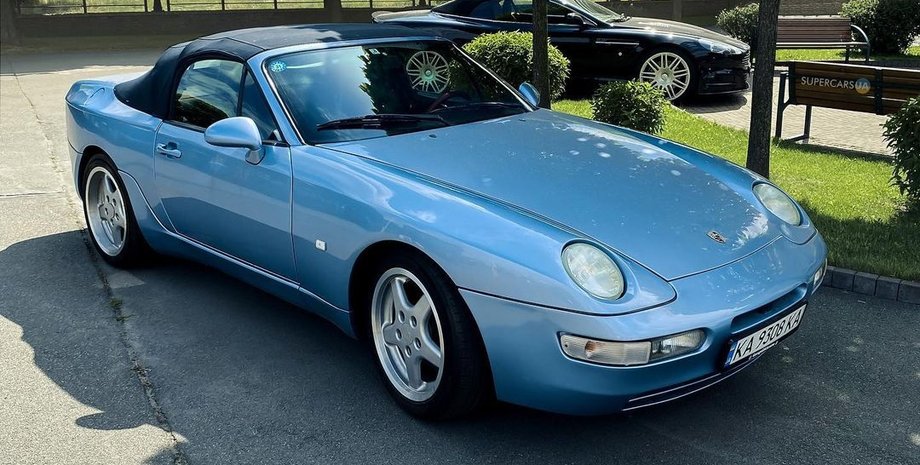 кабріолет Porsche 968, Porsche 968 Cabriolet, Porsche 968, кабріолет Porsche, спорткар Porsche