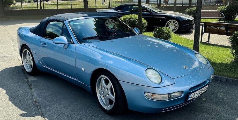 кабріолет Porsche 968, Porsche 968 Cabriolet, Porsche 968, кабріолет Porsche, спорткар Porsche