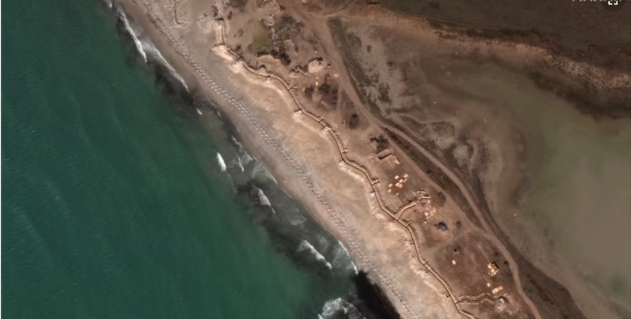 Крим, окупація, півострів, знімок, супутниковий знімок, зміцнення, окопи, контрнаступ зсу