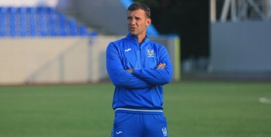 Андрей Шевченко, сборная Украины, тренировка
