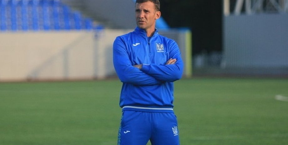 Андрей Шевченко, сборная Украины, тренировка
