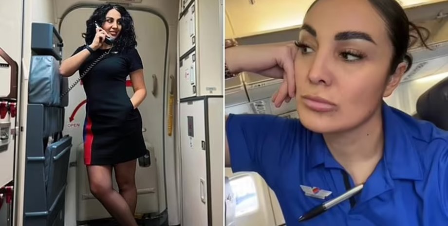 Стюардеса, зарплата стюардеси, велика зарплата, робота в небі, соцмережі, TikTok, вірусне відео, дохід, стаж роботи