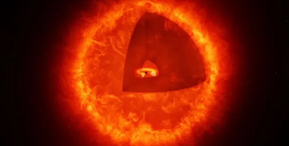 чорна діра зірка