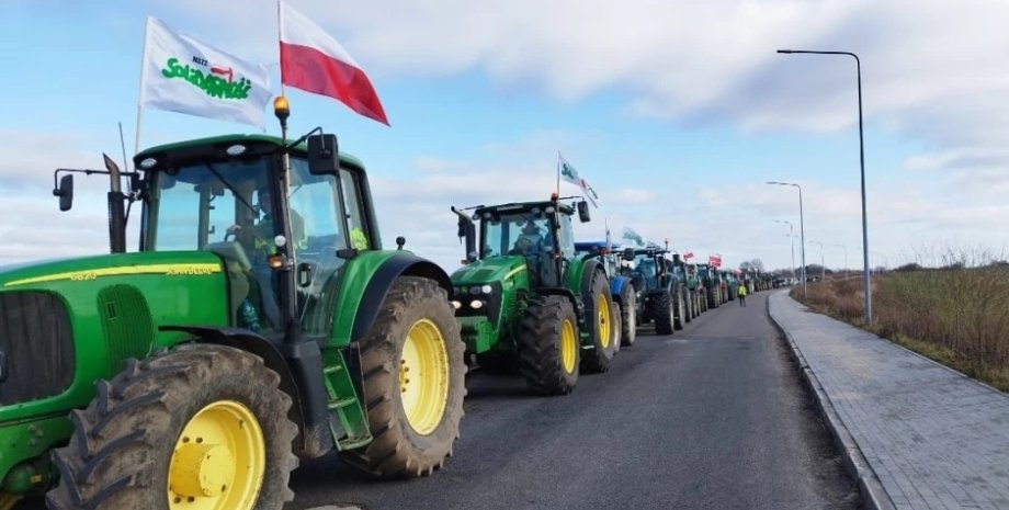 блокирование границы, Польша, фермерские забастовки