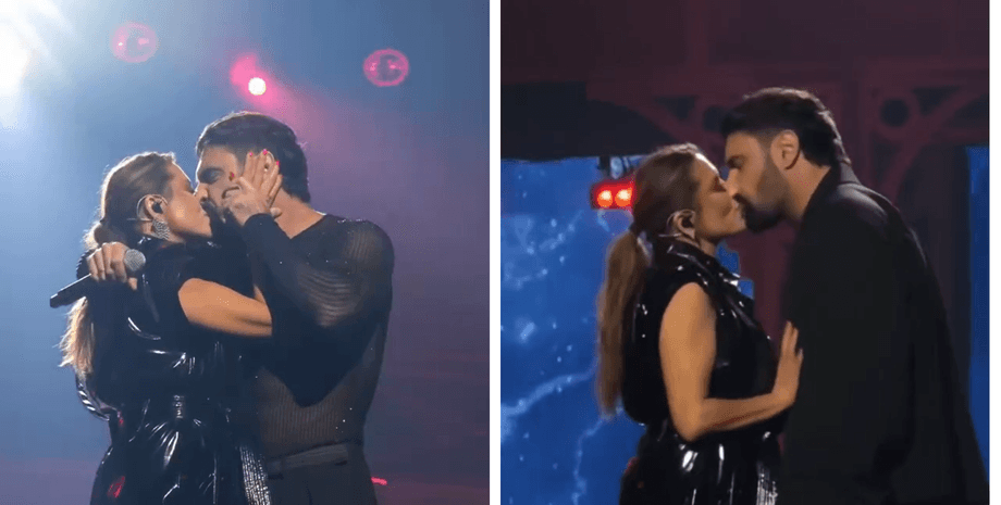 Могилевская и Козловский поцеловались