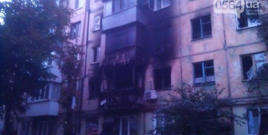Взрыв в жилом доме в Кривом Роге / Фото: 0564.ua