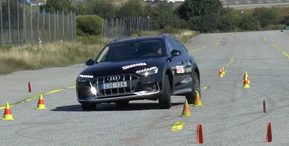 Audi, Audi A4, Audi A4 Allroad, Авто, Автомобили, Универсал, Видео, Лосиный тест, Эксперты, Управляемость