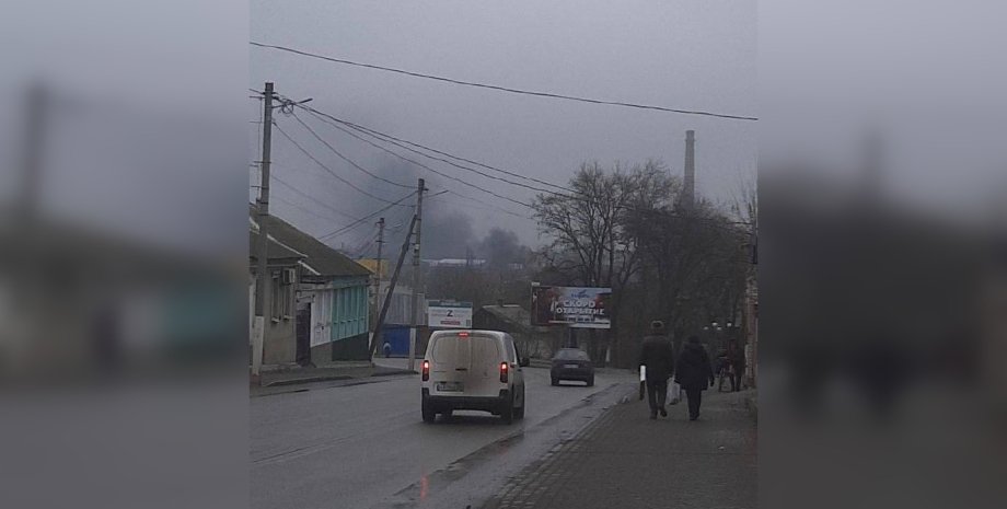 Пожежа Мелітополь сьогодні бавовна ПП Рефма спалах