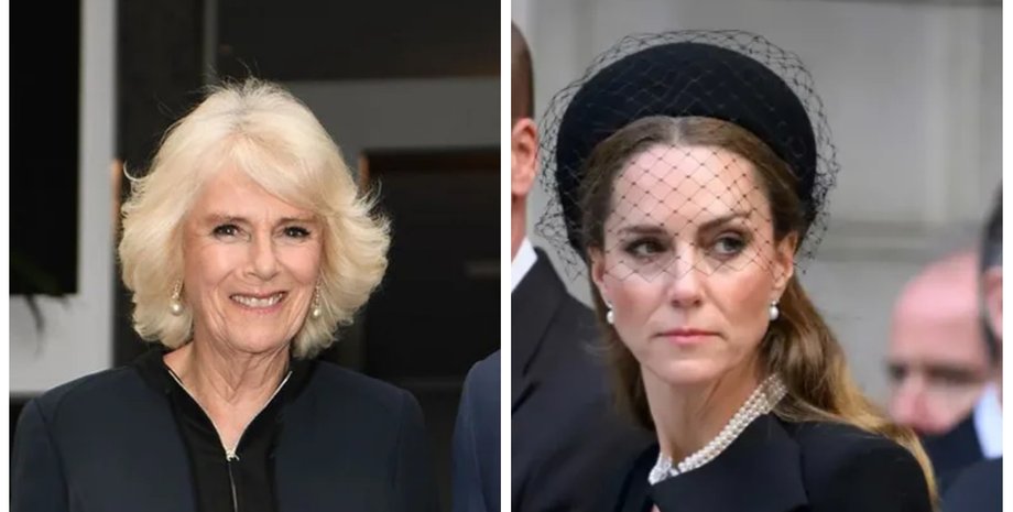 Кейт Міддлтон допомогла королеві Каміллі під час офіційної події Камілла Кейт Міддлтон