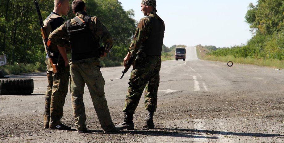 Силовики в Донбассе / Фото пресс-центра АТО