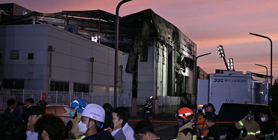 Пожежа на заводі Aricell, літій-іонні батареї, пожежа завод