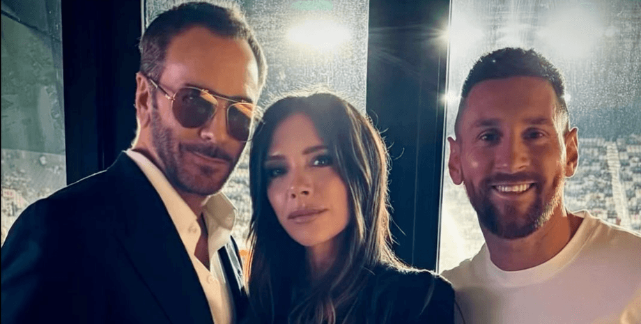 Виктория Бекхэм, Лео Месси, Том Форд, футбольный клуб интер майами, девид бекхэм жена, лионель месси