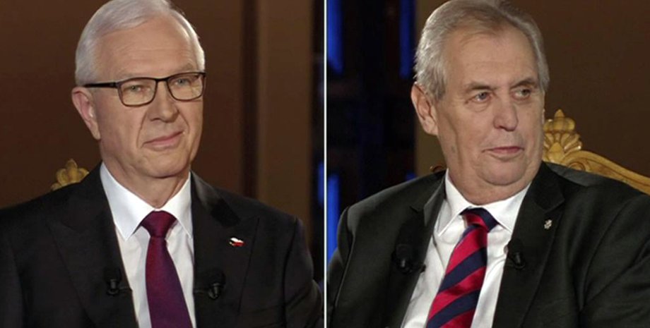 Иржи Драгош VS Милош Земан / Коллаж: vesti.ru