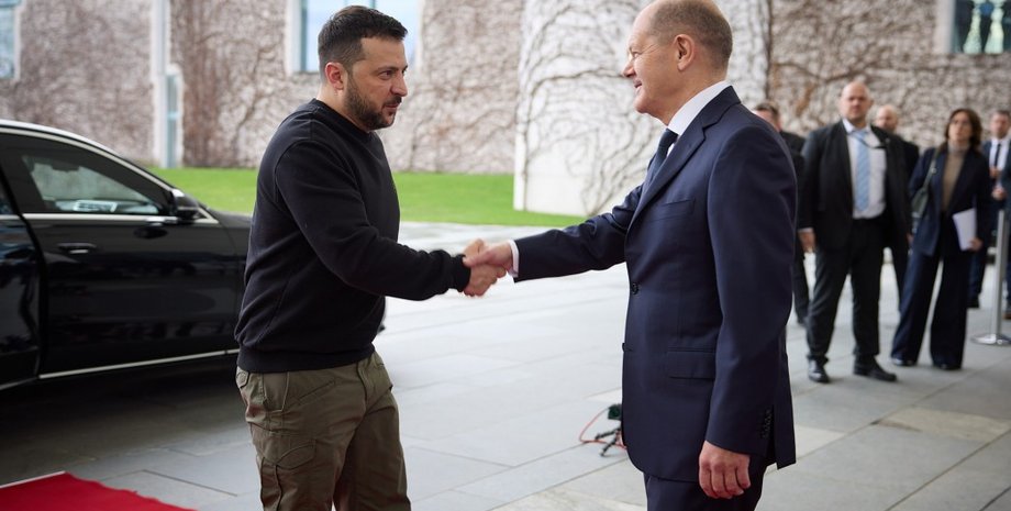 Владимир Зеленский, Олаф Шольц