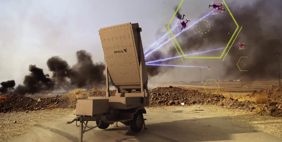 Stryker Leonidas, система против дронов, оружие против дронов