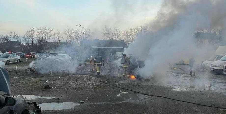 Ракетний удар по Києву