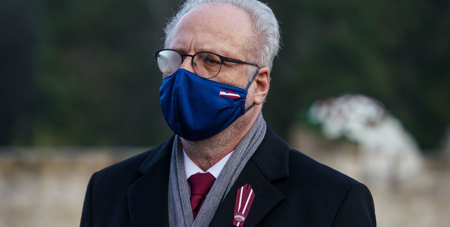 Эгил Левитс, латвия, коронавирус, маски, президент