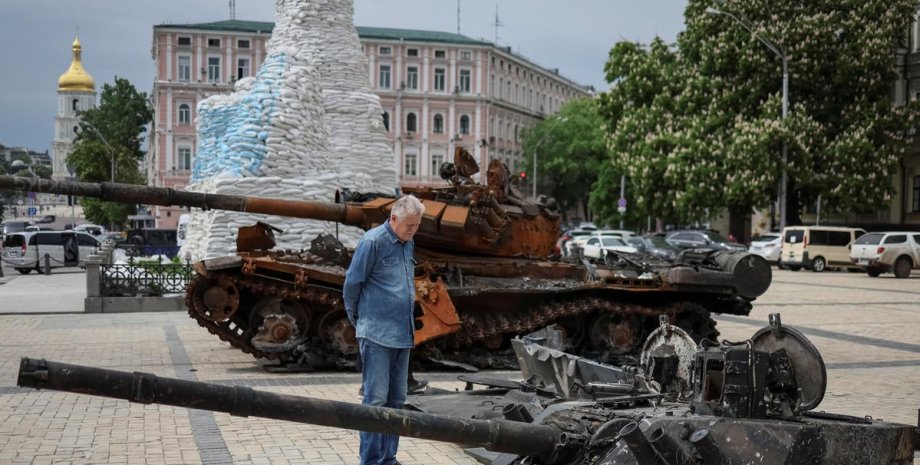 танк, військова техніка, Київ