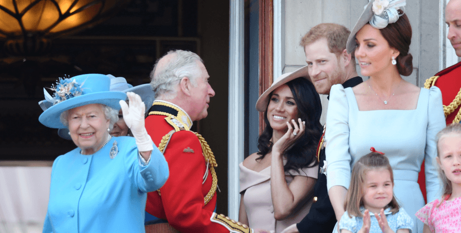 свадьба меган маркл, меган маркл и принц гарри, принцесса шарлотта на свадьбе меган, королевская семья, кейт миддлтон