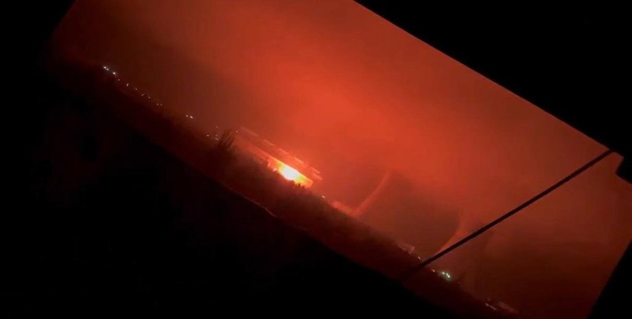 Окуповану Донеччину атакували безпілотники Донецька область ТЕС вибухи атака