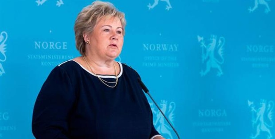 Ерна Сульберг, прем'єр-міністр Норвегії ,. карантинні обмеження, штраф, пандемія коронавируса