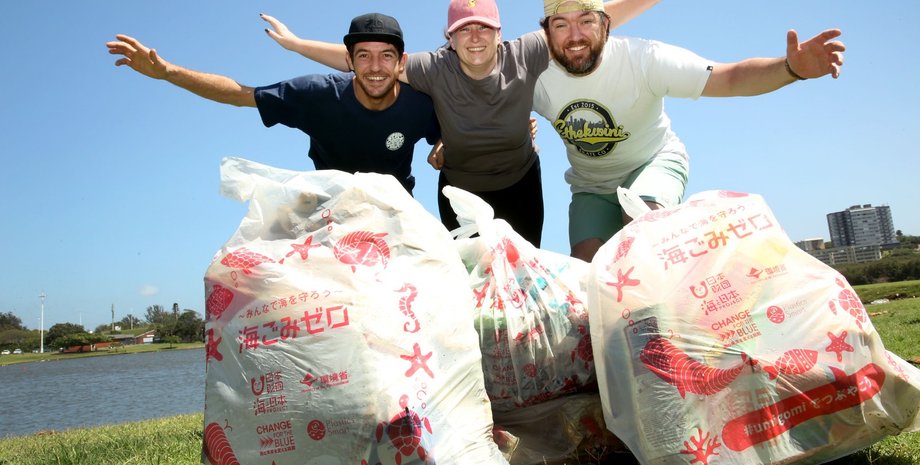 сміття, Японія, люди