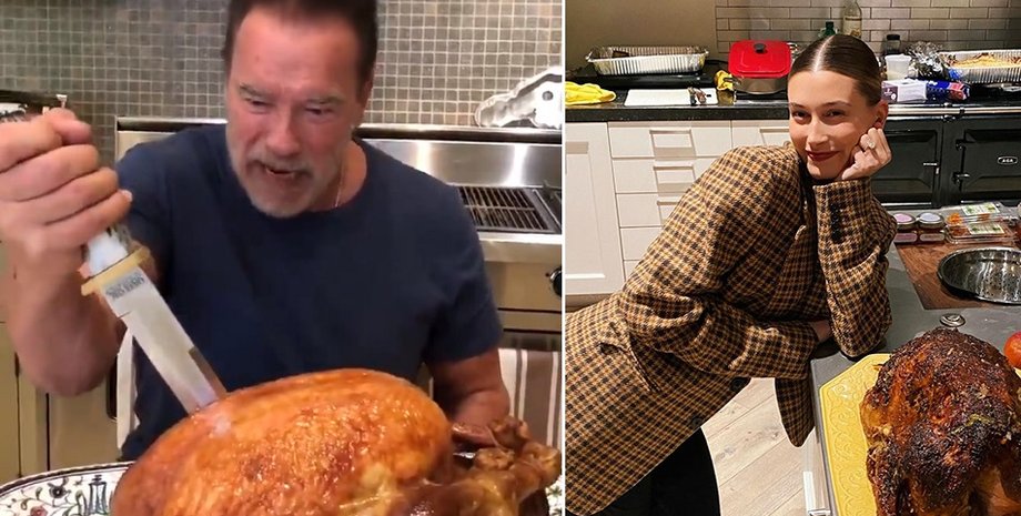 день благодарения, звезды, индейка, сша, Дженнифер Энистон