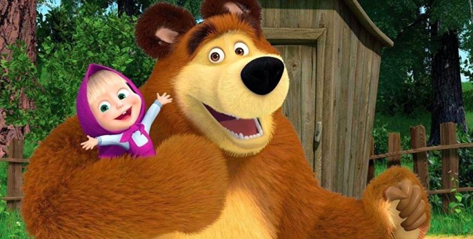 Кадр из мультфильма "Маша и Медведь"