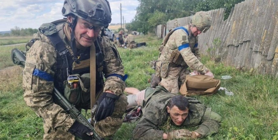 українські десантники взяли в полон офіцера вс рф