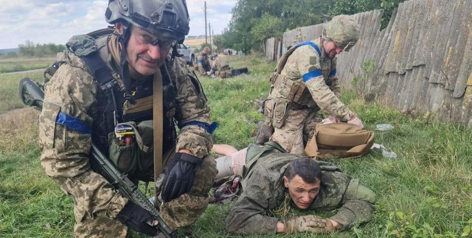 украинские десантники взяли в плен офицера вс рф