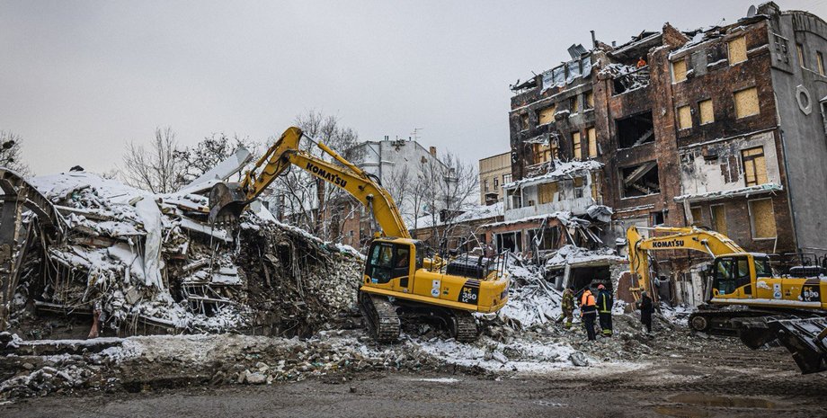 Обстрел Харькова – ликвидация последствий
