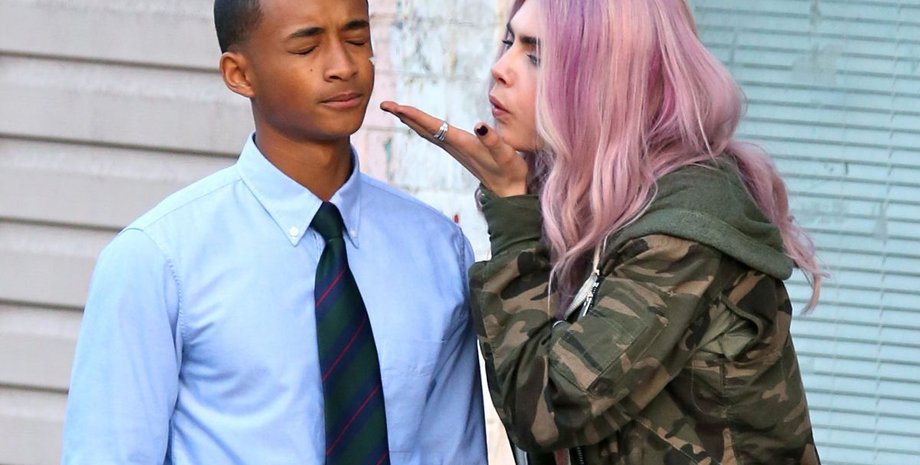 Кара Делевинь, Джейден Смит, роман, съемки