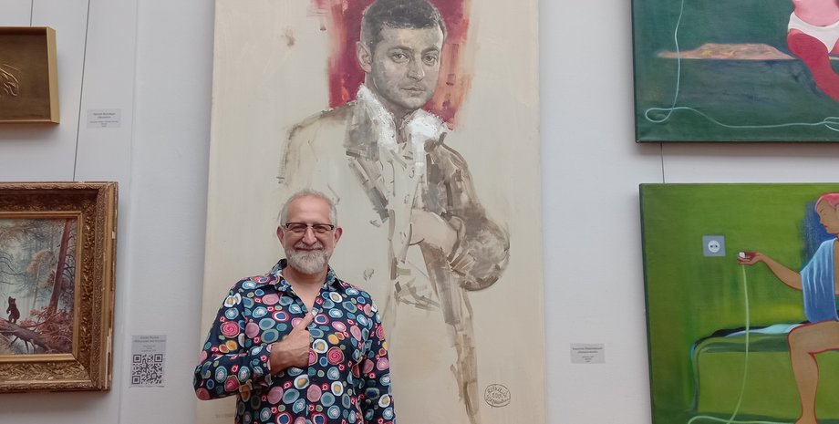 Владимир Зеленский, портрет Зеленского, Зеленский Наполеон, Владислав Шерешевский