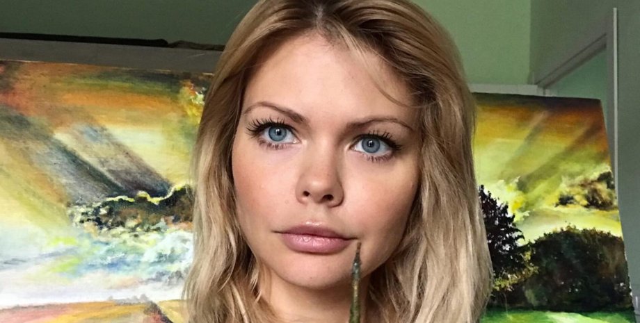 Александра Клитина, картина, беременный Гитлер