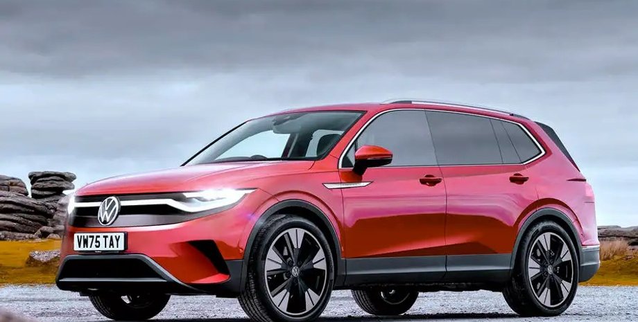 Volkswagen Tayron, новый Volkswagen Tayron, кроссовер Volkswagen, Volkswagen Tiguan