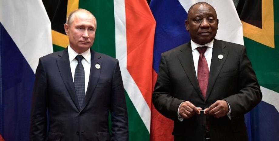 Опозиція ПАР проти, щоб "нога Путіна ступала на землю Південної Африки"