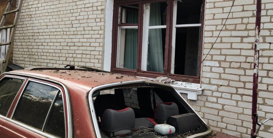 Дом в Путивльской громаде после удара БПЛА