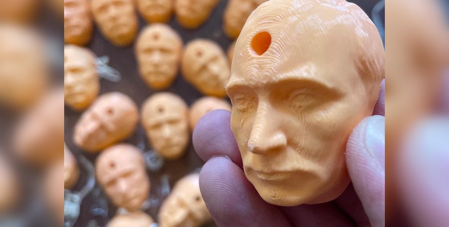 путин, голова путина, крышка