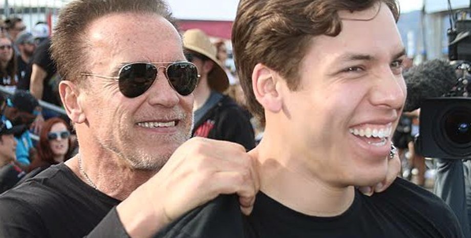 Арнольд Шварценеггер, Джозеф Баэна, внебрачный сын, отец