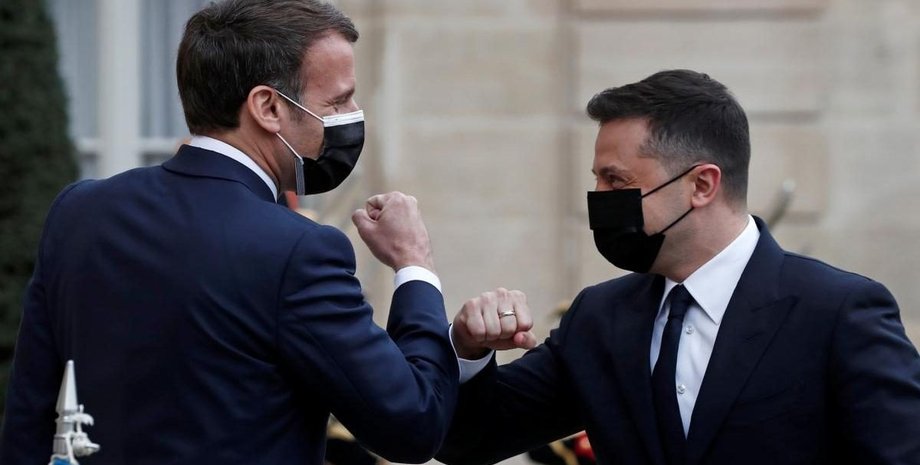 Макрон Зеленский переговоры вторжение война гарантии безопасности