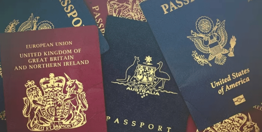 паспорта, паспорта разных стран