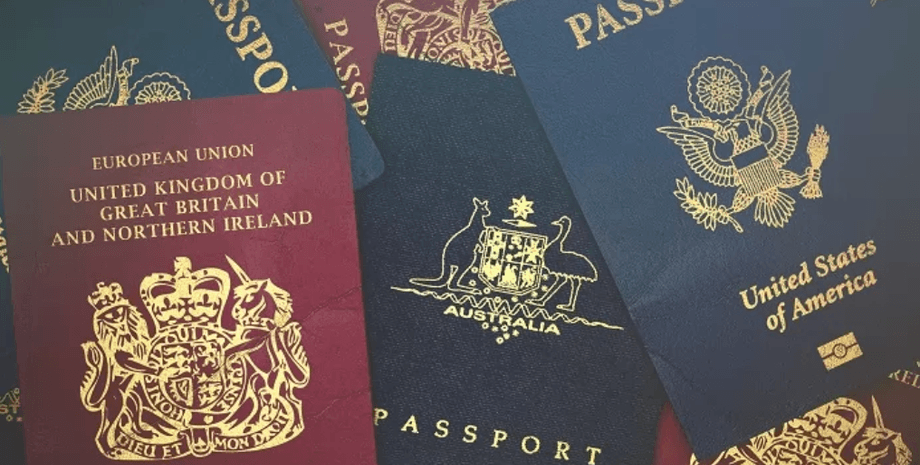 паспорта, паспорта разных стран
