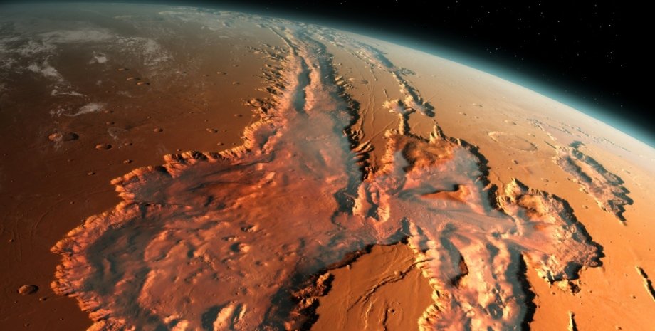 долина Маринер, Марс, космос, фото