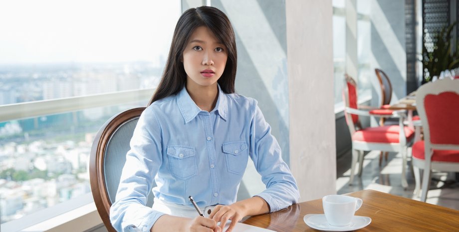 офис, женщина, азиатка, Китай