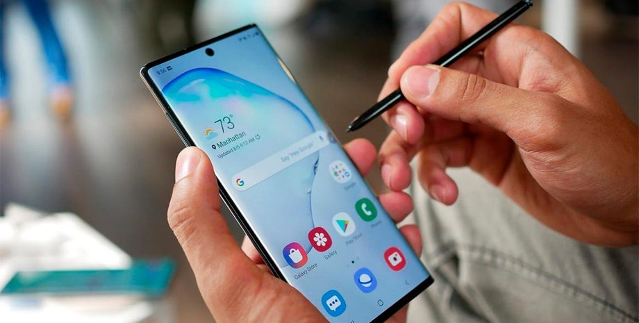 смартфон, стилус