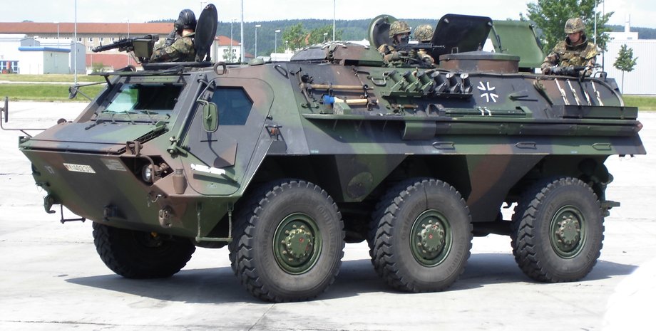 БТР Fuchs, военная помощь Германии