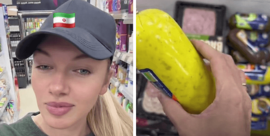 Туристка, супермаркет