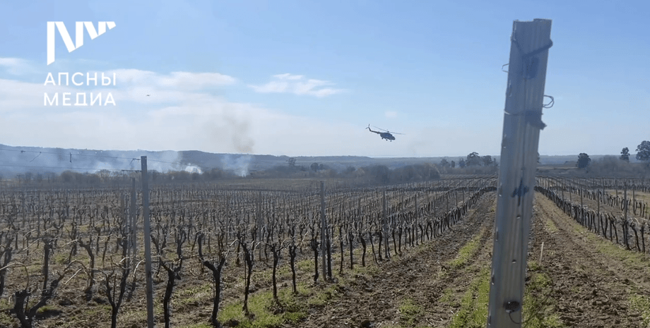 Вертолет Ми-24, Абхазия, крушение вертолета в Абхазии